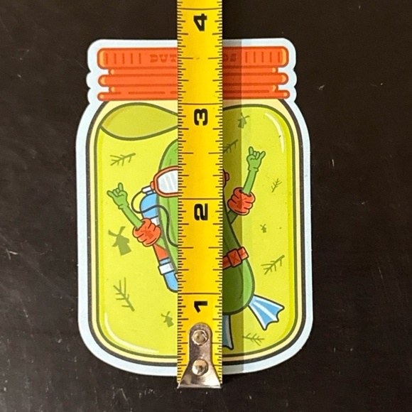 Dutch Bros Coffee Sticker Pickle Scuba Diver Collectible scratch n sniff pickle - Picture 3 of 4